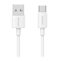 Кабель интерфейсный для USB Type-C Usams SJ-708, 1m, White (SN:1894450)