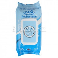 Салфетки влажные антибактериальные Zala, 100 шт