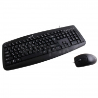 Клавиатура Genius Smart KM-200, Black, USB + мышь