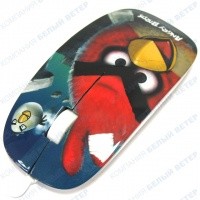 Мышь Delux DLM-111, Angry Birds, USB