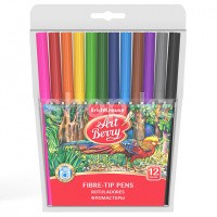 Фломастеры ErichKrause ArtBerry 33050 Super Washable, 12 цветов