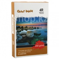 Giant Image A6 (10x15), 200г/м2, 100 парақ, жылтыр, бір жақты, қағазы