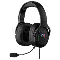 2E Gaming HG330BK-7.1 RGB, Black гарнитурасы