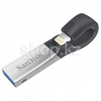 USB Флешка 64Gb SanDisk iXpand Flash Drive for iPod/iPhone/iPad, USB 3.0, Silver-Black