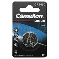 Camelion Lithium CR2450-BP1, 3V (1 дана) батареясы