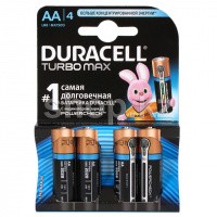 Батарейка Duracell Turbo Max AA LR6/MX1500, 1.5V (4шт.)