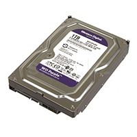 Жесткий диск HDD 1 TB Western Digital (WD10PURX), 3.5", 64 MB, SATA III, Purple
