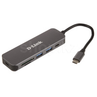 Переходник USB Type-C Multi Function 5in1, D-Link DUB-2325, BOX