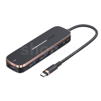 USB HUB 3-port USB 3.0 Usams US-SJ578, Black