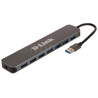 USB HUB 7-port USB 3.0 D-Link DUB-1370, Black