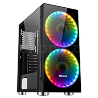 Корпус Wintek Mirror K306 TG, Black (SN:081c188a-7073-4ea8-8f73-ab878c2f04b1)