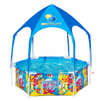 Бассейн каркасный детский Bestway Steel Pro Splash-in-Shade 5618T
