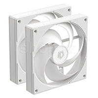 ID-Cooling AS-140-W Duet, 14cm, White корпусына арналған желдеткіш жиынтығы