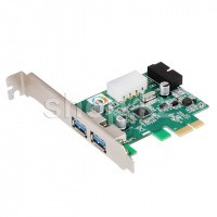Контроллер PCI-Ex1 to 2хUSB 3.0, Orient VA-3U2219PE