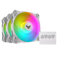 ASUS TUF Gaming TF120 ARGB Fan, 12cm, White корпусына арналған желдеткіш жиынтығы