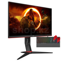 Монитор 23.8" AOC 24G2SP/BK, Black-Red