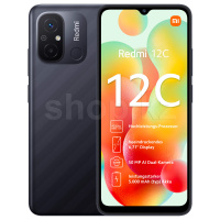 Смартфон Redmi 12C, 3 GB, 64 GB, Graphite Gray