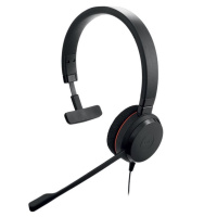 Jabra Evolve 20 MS Mono, USB-C/A, Black гарнитурасы