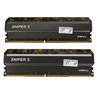 DDR-4 DIMM 32 GB 3200 MHz G.SKILL Sniper X, 2x 16 GB Kit, Digital Camo, BOX (F4-3200C16D-32GSXKB) (SN:23435426613)