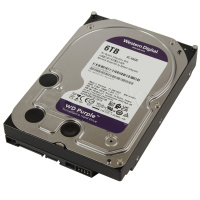Жесткий диск HDD 6 TB Western Digital (WD63PURU), 3.5", 256 MB, SATA III, Purple
