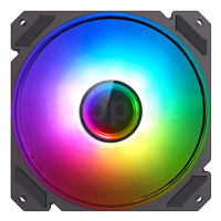 GameMax FN-12Rainbow-C9-Infinity ARGB, 12cm, White-Black корпусына арналған желдеткіш