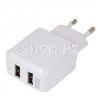 OLMIO Travel, USB, White (38641) зарядтау құрылғысы