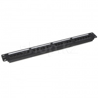 Patch panel 24-port SHIP P197-24, RJ-45, 19", 1U, Cat. 5e
