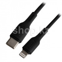 USB Type-C/Lightning Usams SJ-406, 1.2m, Black интерфейс кабелі