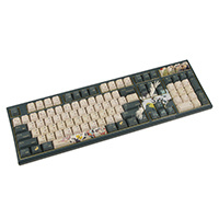 Varmilo Crane, VBM108, EC V2 Sakura, Green, USB пернетақтасы