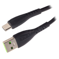 Кабель интерфейсный для USB Type-C Awei CL-115T, 1m, Black