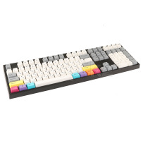 Varmilo CMYK, VPM108, Varmilo EC V2 Ivy, Black, USB пернетақтасы