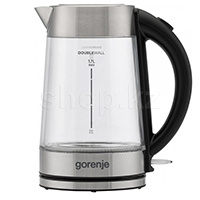 Чайник Gorenje K17GDWII, Steel-Black