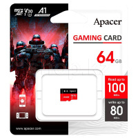 Карта памяти Micro SDXC 64Gb Apacer, Class 10 UHS-I U3