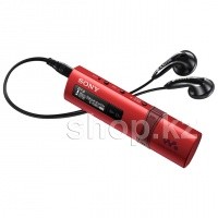 MP3 плеер Sony NWZ-B183R, 4Gb, Red