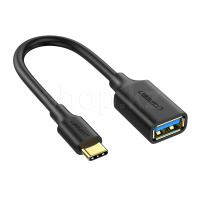 USB Type-C - USB 3.0 Ugreen 30701, Black ауыстырғышы