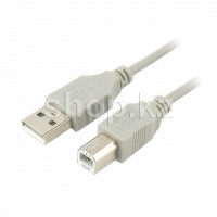 Кабель USB 2.0 Type A-B Telecom TC6900, 5m, OEM