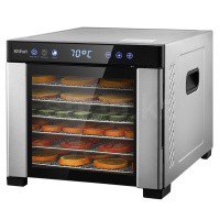 Сушилка для продуктов с УФ-лампой Kitfort KT-1916, Black-Silver