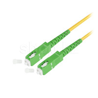 Patch cord оптоволоконный SC-SC Cabeus, 1m, OEM, Yellow