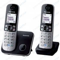 Радио-телефон Panasonic KX-TG6812CAB, Black