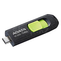 USB Флешка 128 GB ADATA UC300, USB Type-C, Black-Green