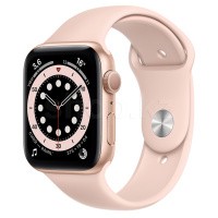 Смарт-часы Apple Watch Series 6, 44mm, Gold-Pink