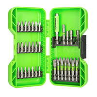 Набор бит торцевых головок и адаптеров Greenworks, 40 шт