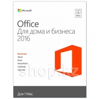 Microsoft Office Mac Home and Business 2016, 1 Mac, Электронный ключ