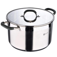 Кастрюля Bergner Midnight BG-32084-MM, 28 см, 9.5 л, с крышкой