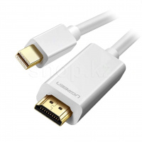 Кабель Mini DisplayPort - HDMI, UGREEN 10404, 2m, White, OEM