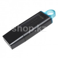 USB 64Gb Kingston DataTraveler Exodia, USB 3.2, Black-Blue флешкасы