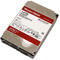 Жесткий диск HDD 14 TB Western Digital (WD142KFGX), 3.5", 512 MB, SATA III, Red Pro