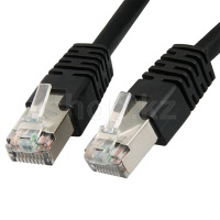Patch cord RJ-45 6 cat SHIP FTP, 1m, OEM, Black