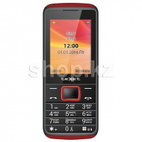 Мобильный телефон TeXet TM-214, Black-Red