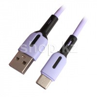 USB Type-C Usams SJ-433, 1m, Violet интерфейс кабелі